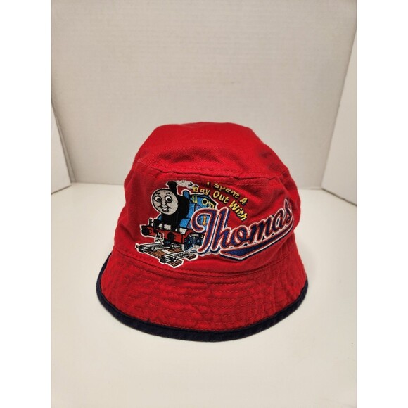 Thomas And Friends Bucket Hat Red Toddler Youth Kids OSFA A Day Out Train - Picture 1 of 7